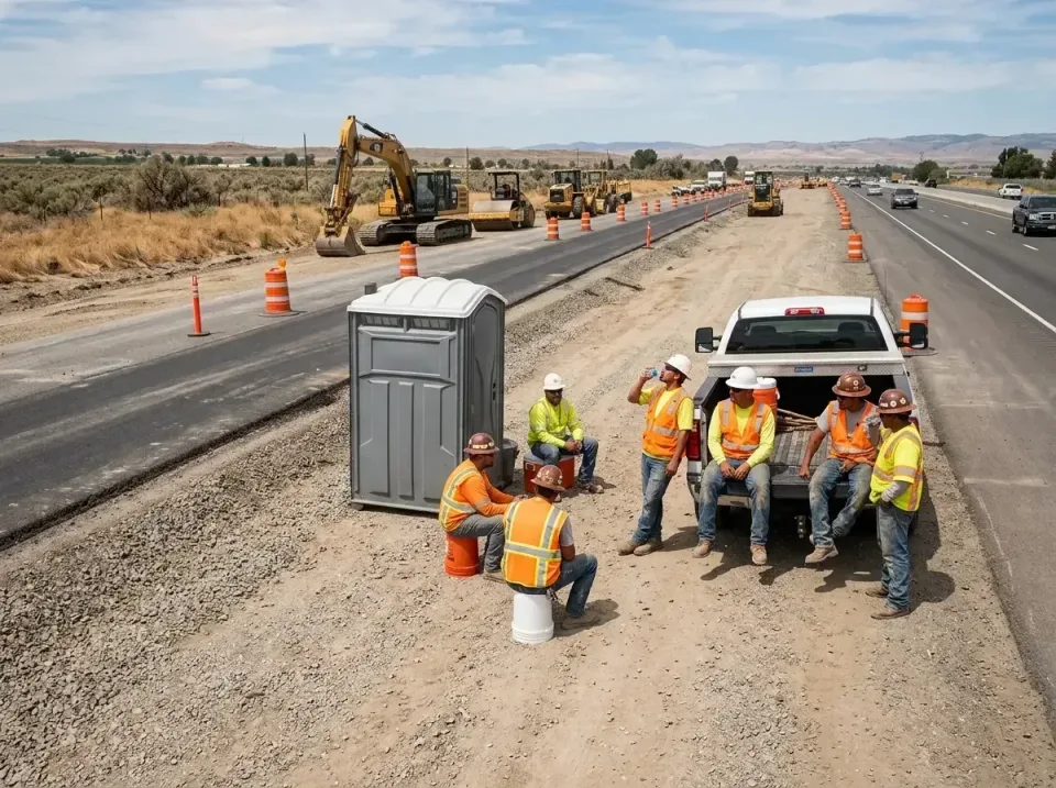highway-road-construction-crew-007 — frequently asked questions, Porta Potty and Restroom Rentals in Lilburn, GA